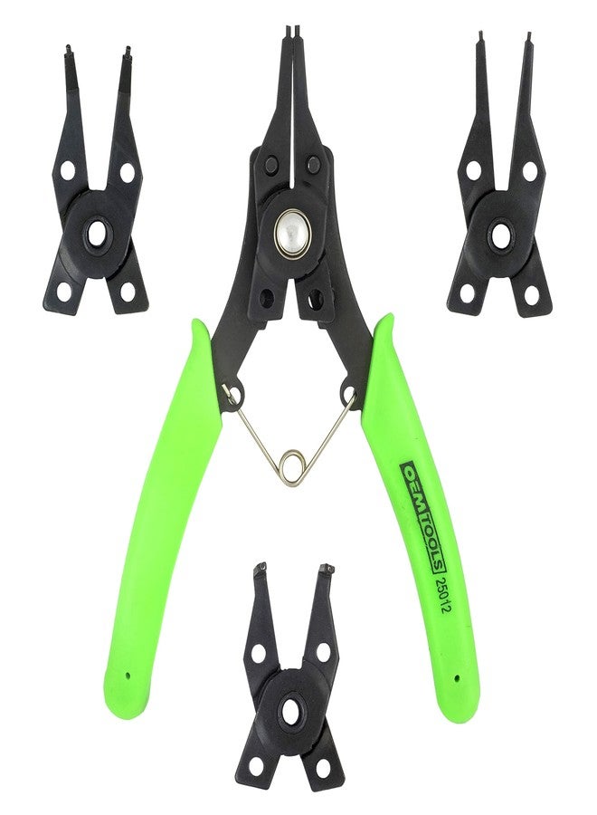 OEMTOOLS 25012 4 in 1 Combination Snap Ring Pliers Set, Heavy Duty, Industrial Grade Professional Snap Ring Pliers, Automotive Tools, Colors May Vary - Image 1