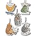 Joytezz Funny Car Air Freshener 5pcs Cute Capybara Raccoon Frog Opossum Chicken Animal Fresheners Hanging Car Accessories for Women Teen Girls Funny Gift for New Drivers - Image 2