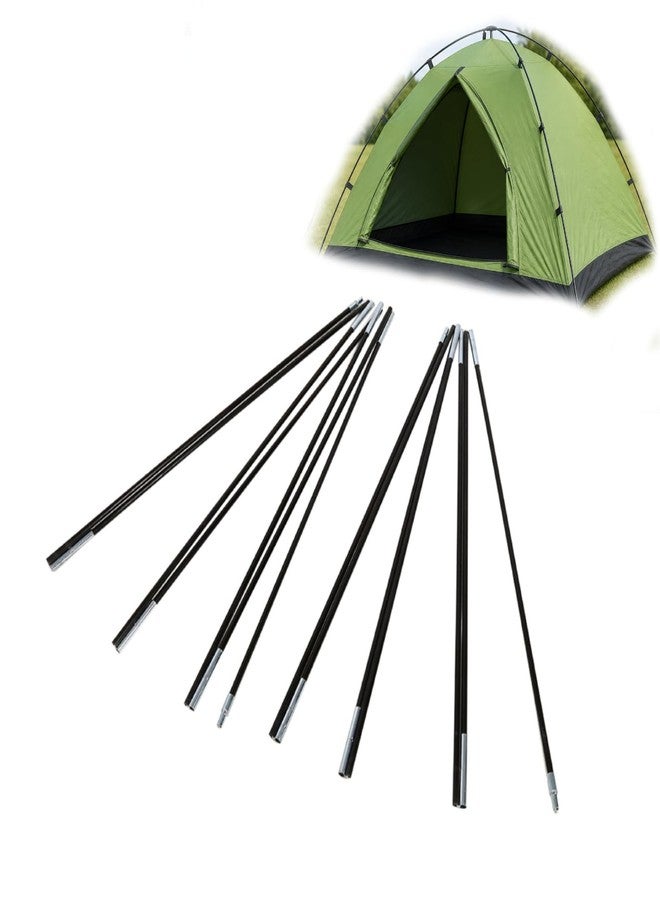 Emoshayoga Tent Pole Frames Tent Support Pole 2 Sets 7 Sections,for Being Used As Spare or Replacement Parts - Image 1