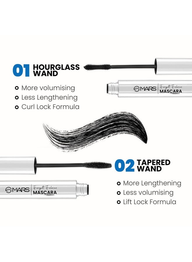 مارس ماسكارا ألترا كيرل طويلة الأمد Forget Falsies 9.0 مل (أسود داكن) - Image 3