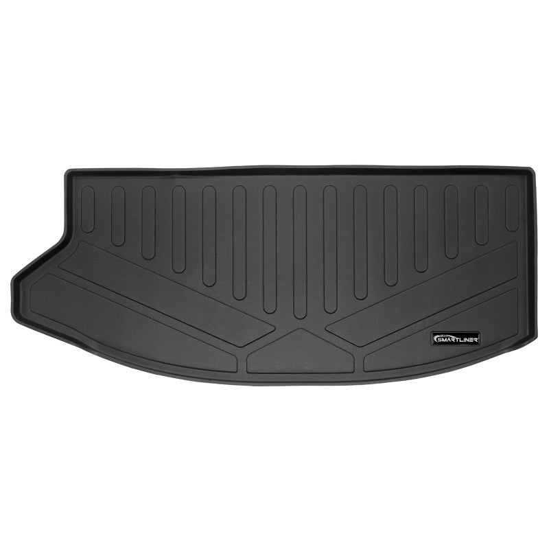 SMARTLINER Custom Fit All Weather Protection Black Cargo Liner Behind 3rd Row Compatible with 2024 Mazda CX90 HybridPlugin Hybrid