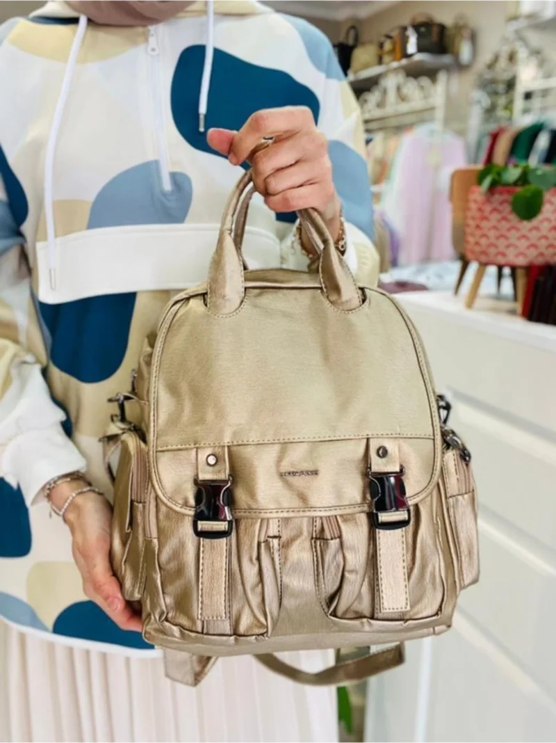 Çanta Trend Bag Trend Mega Washed Leather Women's Backpack
