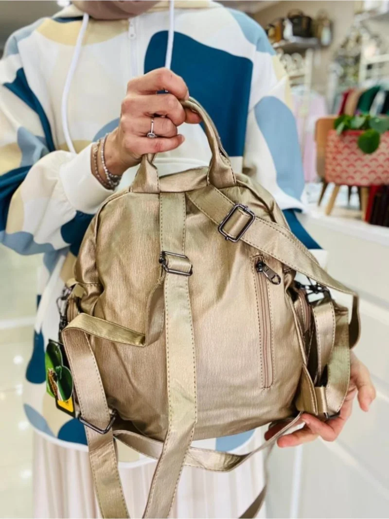Çanta Trend Bag Trend Mega Washed Leather Women's Backpack