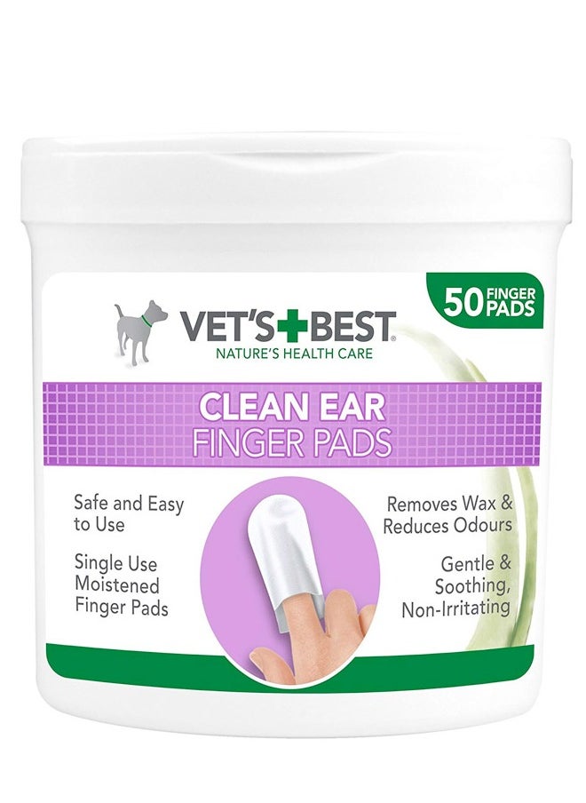 Vet's Best Vet’s Best Clean Ear Finger Pads (50 Pads) 