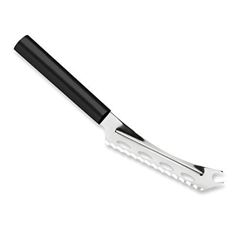 RADA Cutlery Cheese Knife, Made in USA, Black Handle - Image 1