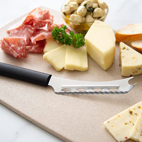 RADA Cutlery Cheese Knife, Made in USA, Black Handle - Image 4