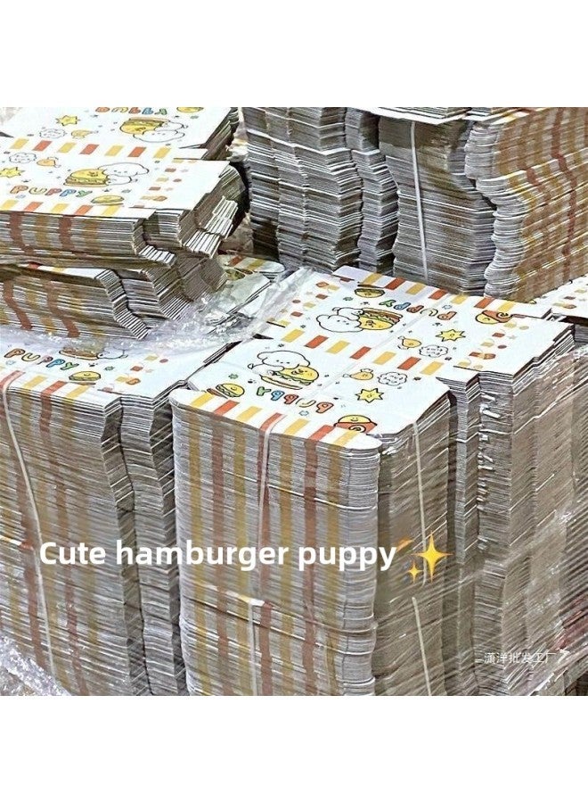 Gao Yan Ins Flying Machine Box Large Collection Cartoon Out Card Flying Machine Box Cute Packing Box Gift Box Hand Account Packaging Box-Color:[pack Of 10] Hamburger Puppy Airplane Box  - Image 4