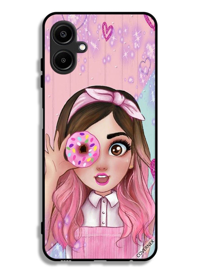 Covernex Samsung Galaxy A06 4G Protective Case Cover Donut Lover Girl Art - Image 1