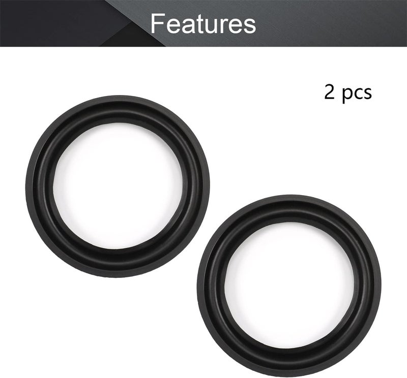 Fielect 12 Inch Speaker Rubber Edge Surround Rings Replacement Parts for Speaker Repair - 2pcs - Image 3