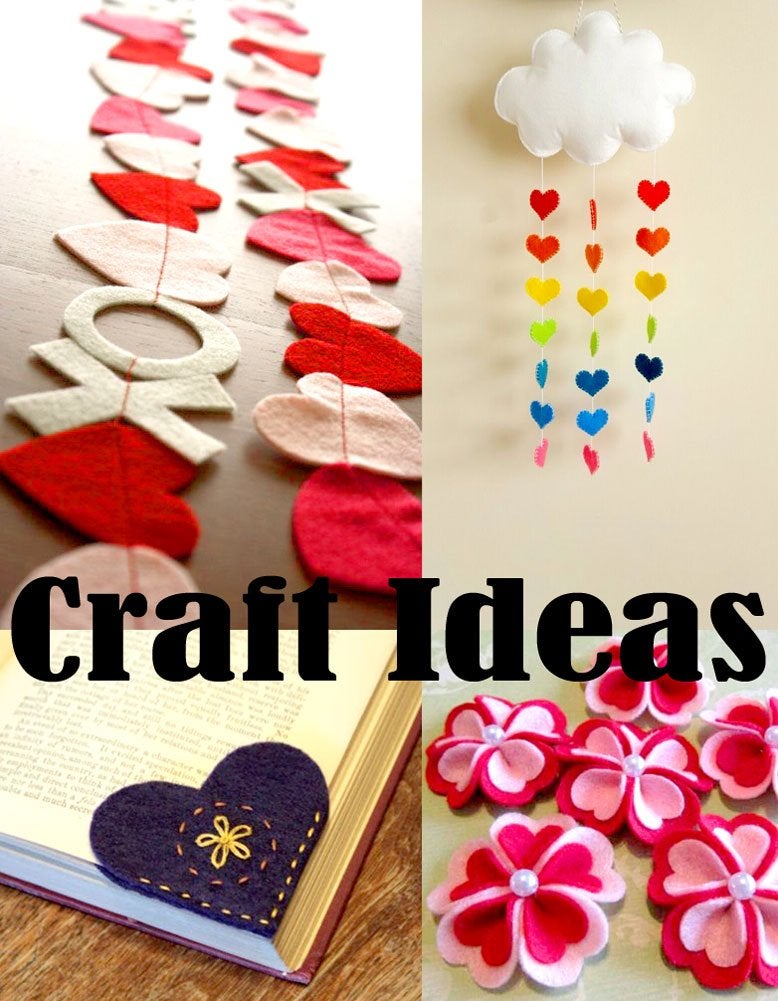 Playfully Ever After 3 Inch 28pc Felt Hearts (Cardinal Red) - Image 4