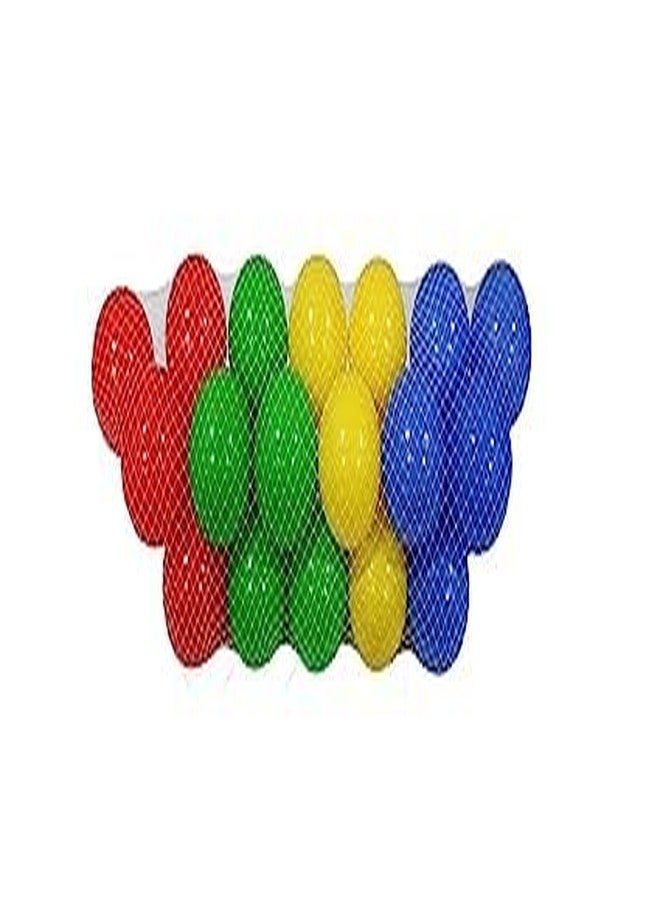 V4L Set of 200 Soft Plastic Fun Balls in Vibrant Colors - Non Toxic, Phthalate & BPA Free - Use in Baby Toddler Ball Pit, Play Tents & Tunnels Indoor & Outdoor - Image 3