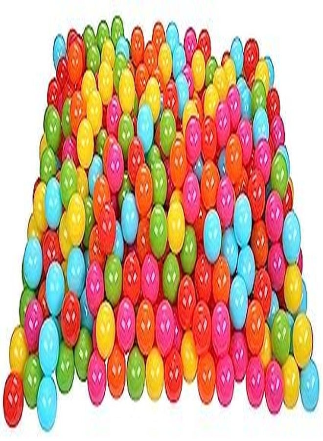 V4L Set of 200 Soft Plastic Fun Balls in Vibrant Colors - Non Toxic, Phthalate & BPA Free - Use in Baby Toddler Ball Pit, Play Tents & Tunnels Indoor & Outdoor - Image 1