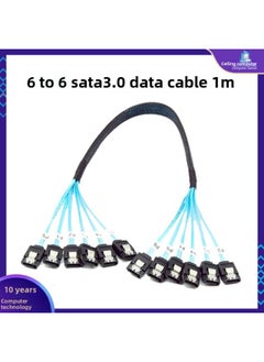Generic 2-Bay 3.5inch Mechanical Cage 2-Bay Rack 4-6-8-Layer Bracket Free Of Disassembly Ssd Bracket-Capacity:Sata3.0 Data Cable-6 To 6- 1m (chengdu Warehouse)  - Image 1