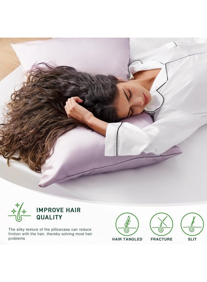 Go well Satin Bonnet for Curly Hair with Free Silk Satin Pillow Covers and Scrunchies | Silk Bonnet for Hair|Best Gift Combo of Pack of 2 Satin Pillowcases with 3 Silk Scrunchies HairCap (purple) - Image 4