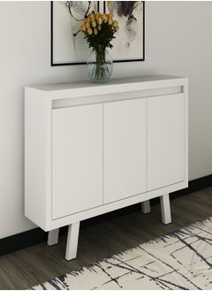 cabeint with 3 Doors135.8x31.5x87cm.White Color