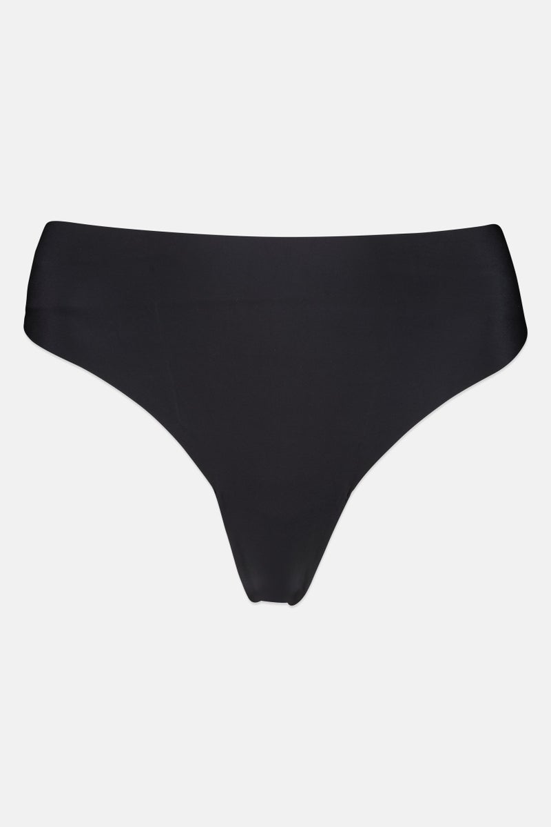 UNDER ARMOUR ثلاث قطع من ملابس داخلية نسائية بشعار العلامة التجارية، أسود - Image 3