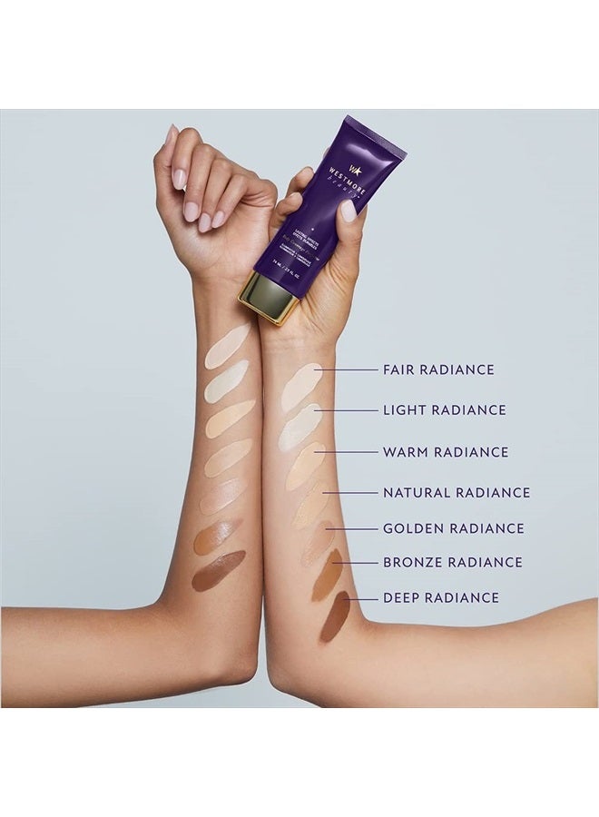 Westmore Beauty Body Coverage Perfector 3.5 Oz/ 100ml (Bronze Radiance) - مكياج مقاوم للماء للساقين والجسم لتغطية الوشم والمزيد - أفضل مكياج لتغطية الوشم على الساق - Image 3