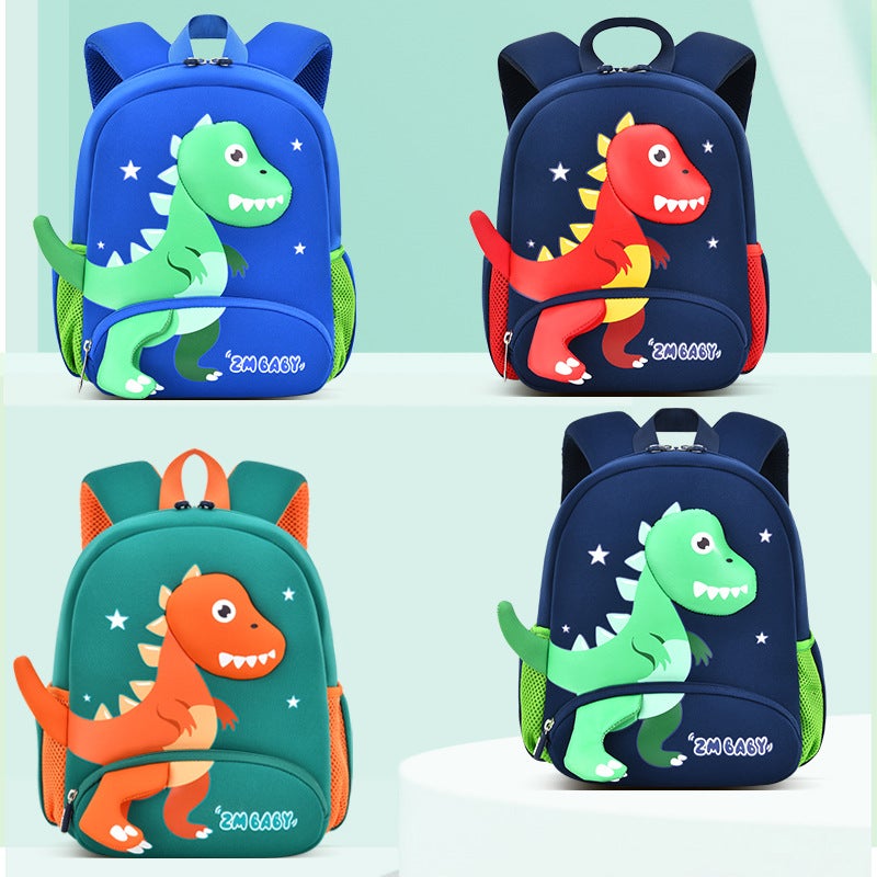 Cartoon Backpack for Kids, Lightweight and Cute, Neoprene, Mini Double-Shoulder Bag for Kindergarten - Image 2