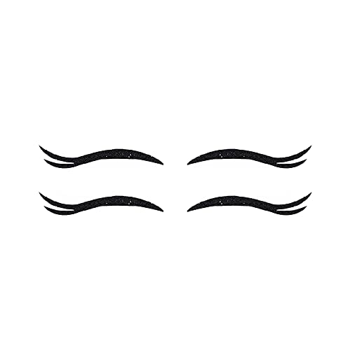 Comet Busters Glitter Black Eyeliner Stickers (EYE097) - Image 1