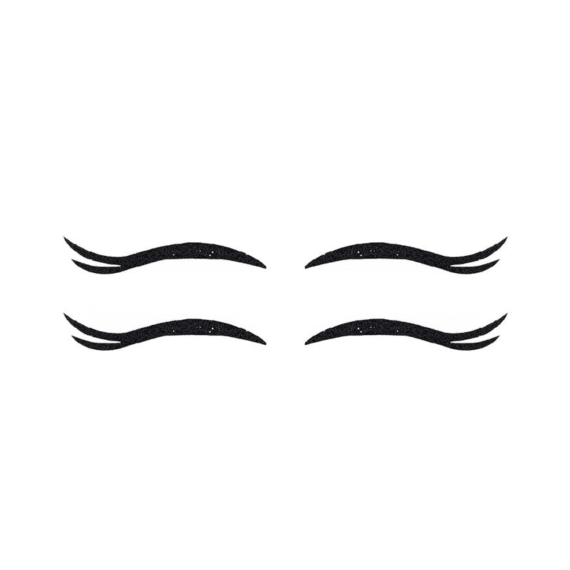 Comet Busters Glitter Black Eyeliner Stickers (EYE097) - Image 5