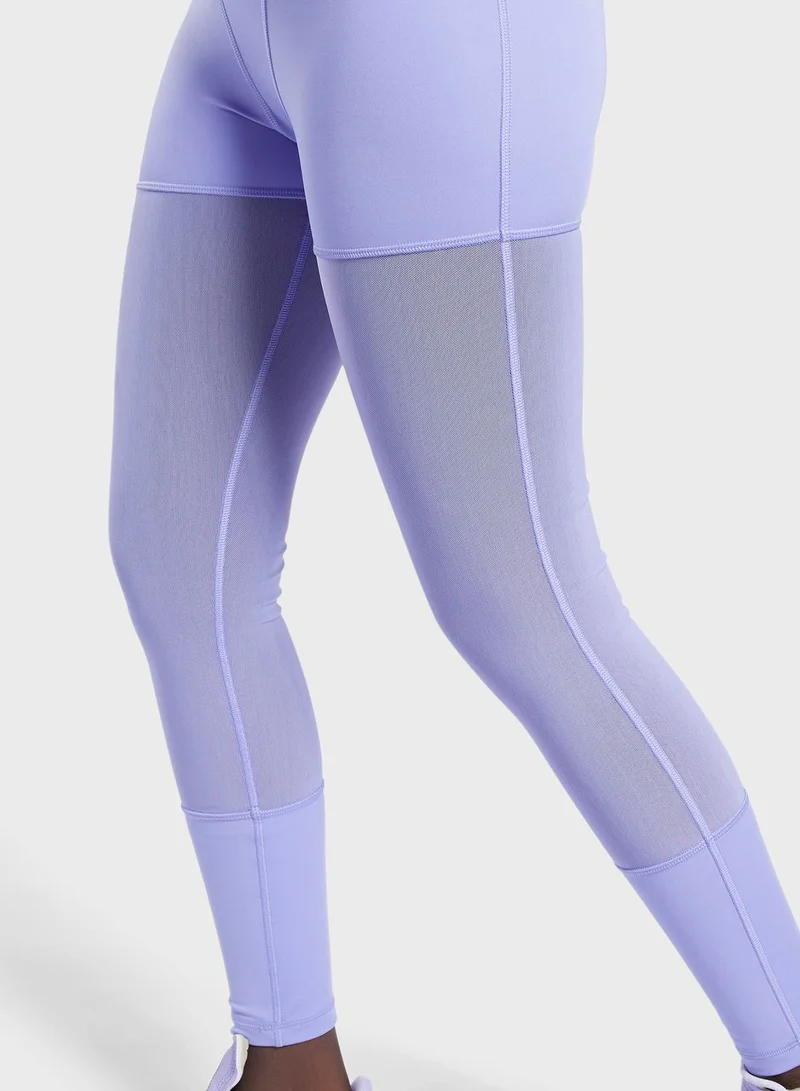 Reebok Cardi B Mesh High-Rise Leggings