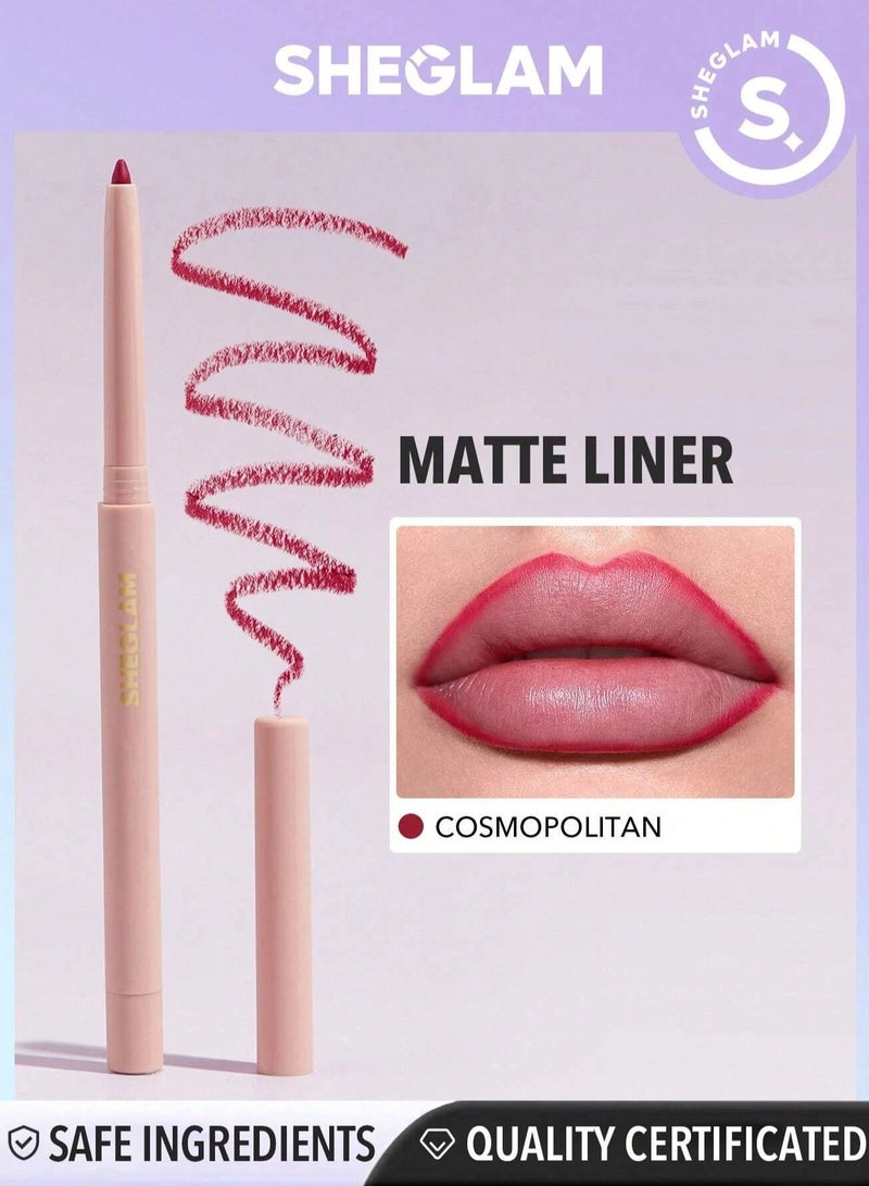 SHEGLAM SO Lippy-Crimson Lip Liner Crimson - Image 2