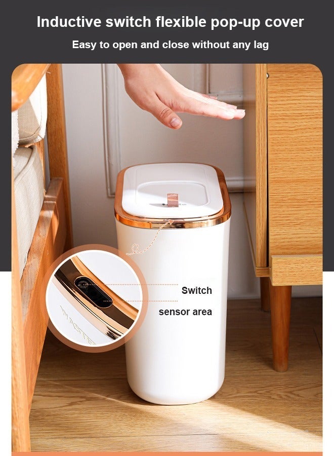 KLNAMAEAAN 12 Litre Smart Sensor Rechargeable Waterproof Trash With Lid  - Image 4