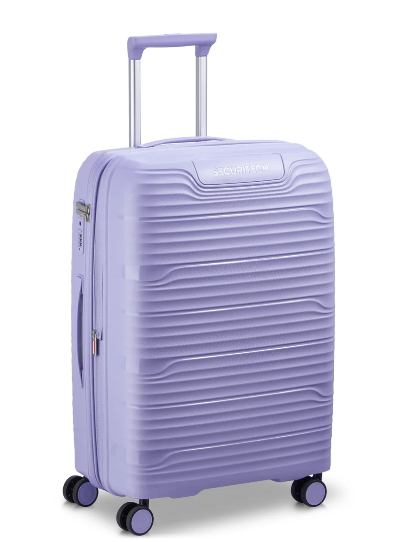 Delsey Securitech Dune By Delsey Expendable Double wheel trolley luggage bag 82cm Lavender Large