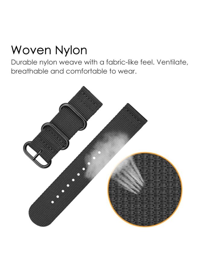 Voberry Replacement Strap For Garmin Fenix 5X Plus Black - Image 5