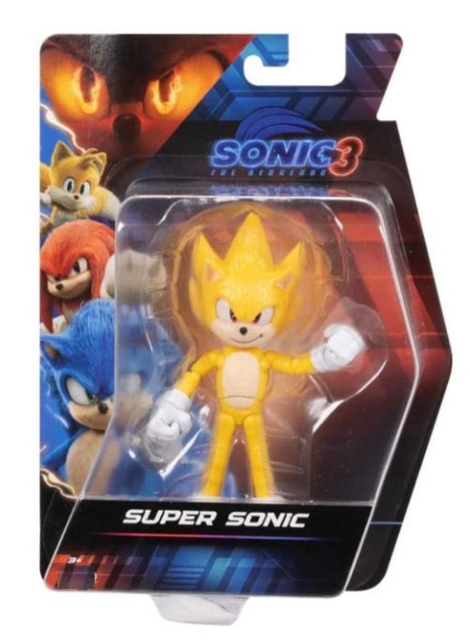 SONIC - Sonic The Hedgehog 3 Movie Figure 10CM - 1 Piece Only, Assorted/Character May Vary - Image 1