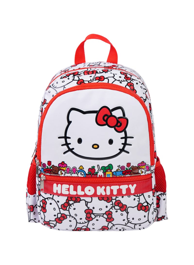 Disney Sanrio Hello Kitty Toddler Backpack 14" – Official Hello Kitty Preschool School Backpack, Lightweight Kids Travel Daypack with Front Pocket & Side Mesh Pockets - Image 1