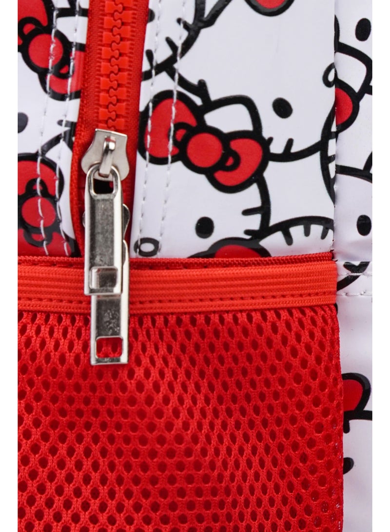 Disney Sanrio Hello Kitty Toddler Backpack 14" – Official Hello Kitty Preschool School Backpack, Lightweight Kids Travel Daypack with Front Pocket & Side Mesh Pockets - Image 5
