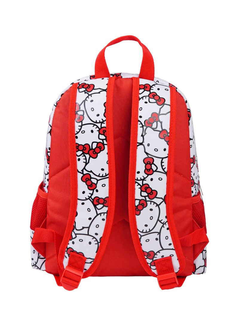 Disney Sanrio Hello Kitty Toddler Backpack 14" – Official Hello Kitty Preschool School Backpack, Lightweight Kids Travel Daypack with Front Pocket & Side Mesh Pockets - Image 3