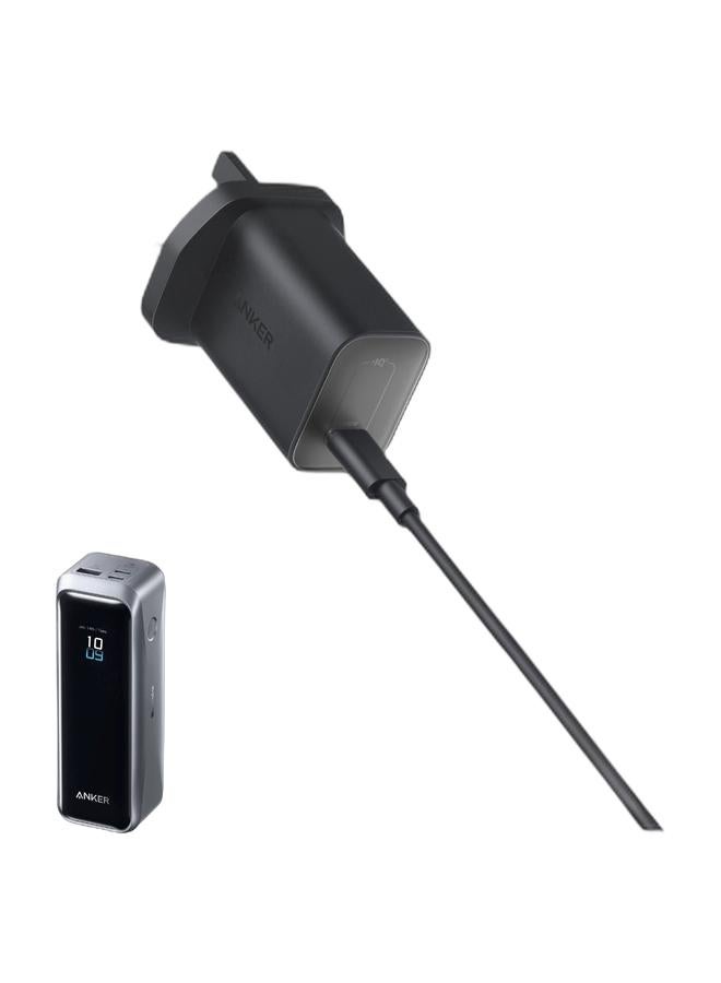 Anker Prime Power Bank, 20,100mAh 3-Port Portable Charger with 220W Output, Two-Way Charging, Flight-Approved, App Control, For MacBook, iPhone 17/16/15 Series, and More, Charging Base Not Included & Nano 100W MacBook Charger, USB-C Charger For MacBook, iPad, iPhone Series, Galaxy, And All USB C Devices, 6 ft C Cable Included - Bundle - Image 1