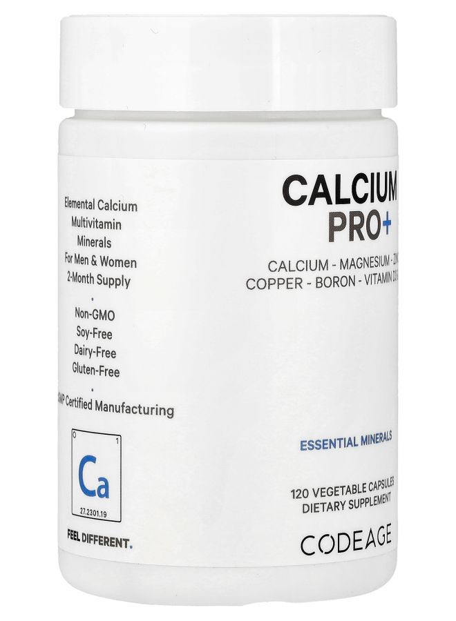 Codeage Calcium Pro+ 120 Vegetable Capsules - Image 2