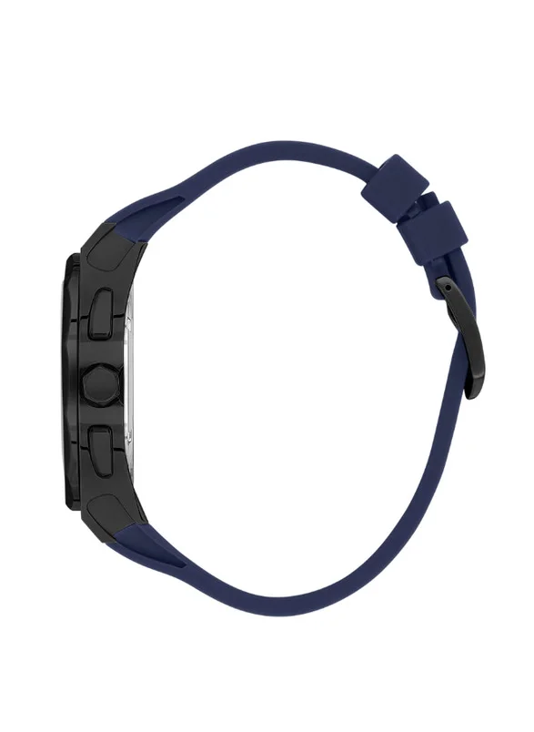 بيفرلي هيلز بولو كلوب Beverly Hills Polo Club BP3535X.699 Men's Multi Function Display Watch & Silicone Strap Dark Blue