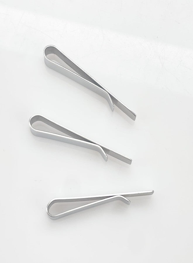 SM Design Men’s Stainless Steel Tie Clip Set - Set of 3 Classic Tie Bars - Durable, Rust-Resistant Dress Accessories for Work, Weddings & Everyday Wear (Sportsman) - Image 5