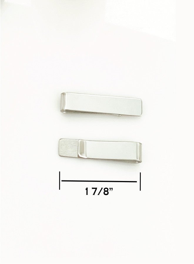 SM Design Men’s Stainless Steel Tie Clip Set - Set of 3 Classic Tie Bars - Durable, Rust-Resistant Dress Accessories for Work, Weddings & Everyday Wear (Sportsman) - Image 4