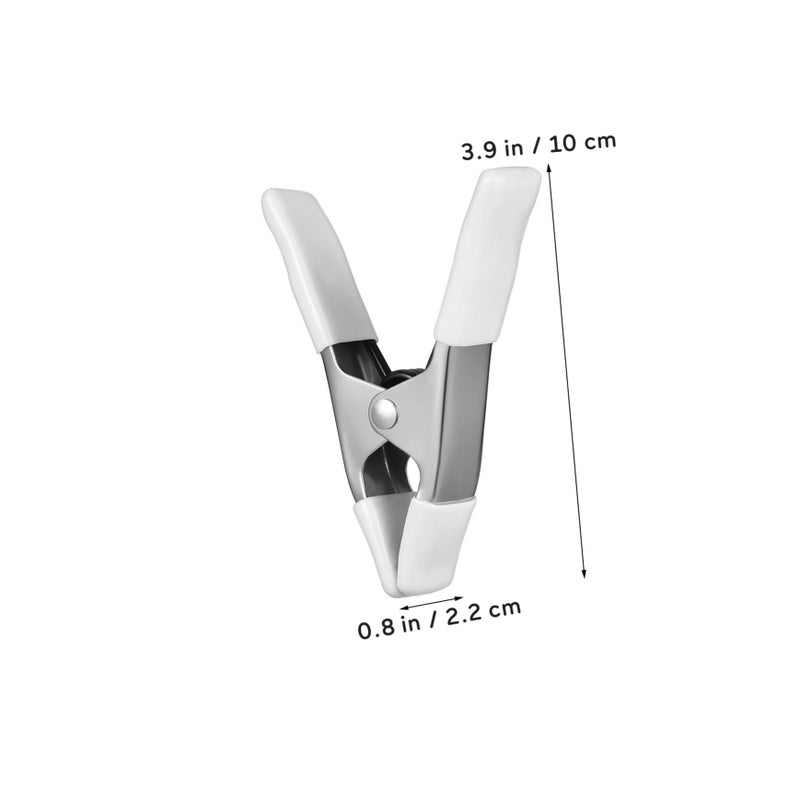 2 Pack Heavy Duty Spring Clamps for Photography Backdrops Studio Background Clips with Ergonomic Grip - Image 3