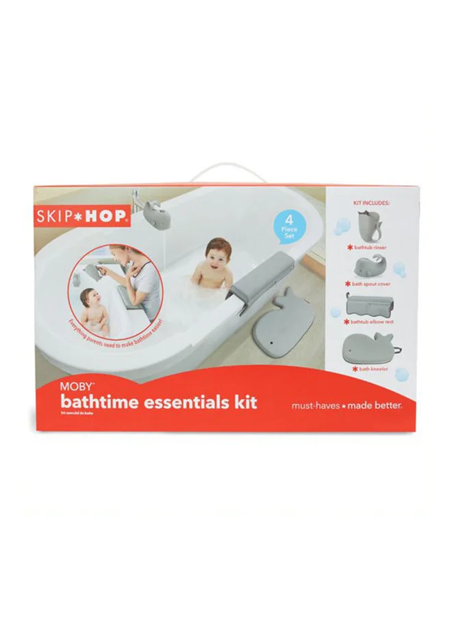 سكيب هوب Moby Bathtime Essentials – Grey