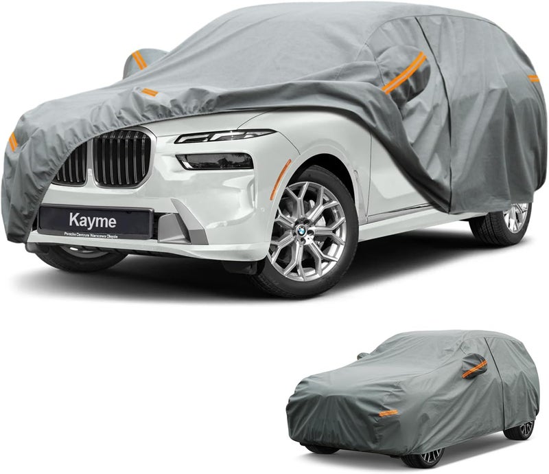 كايمي غطاء سيارة SUV متين مخصص لبي إم دبليو X7 (2018-2025)، مقاوم للماء لجميع الفصول للسيارات، أغطية خارجية كاملة للحماية من الشمس والمطر والأشعة فوق البنفسجية. - Image 1