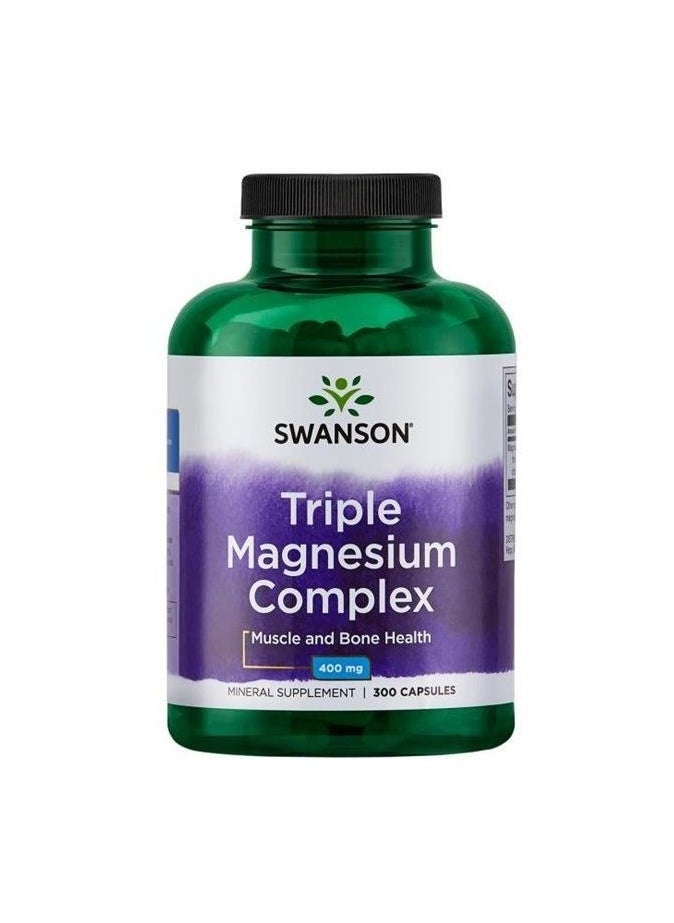 Swanson Triple Magnesium Complex 400 mg - 300 Capsules - pzsku/Z35E340E83507815828C1Z/45/_/1707352687/b9f1caa9-1d76-4537-bffa-4f5704a167f0