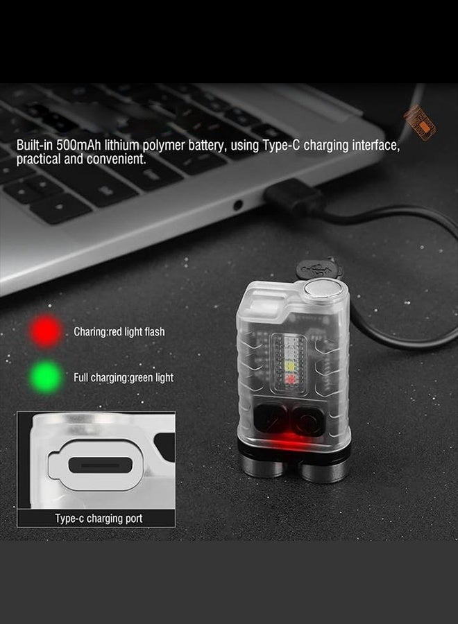 Keychain Flashlight 180 Rotating Portable Flat Pocket Flashlight 1000 Lumens Mini Flashlight for Outdoor Camping Emergency - Image 3