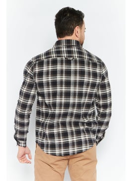 Men Regular Fit Plaid Flannel Long Sleeve Casual Shirt, Charcoal Combo - pzsku/Z35E3508B844A3DA4F823Z/45/_/1739715436/36d19a5a-5896-4d98-9c27-6895d1412020