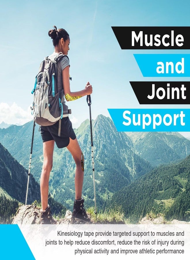 OK TAPE Hypoallergenic Digtal Printed Kinesiology Tape, Elastic Sports Athletic Tape, 2 Rolls, 2in×16.4ft Uncut Roll-DIY - Image 4