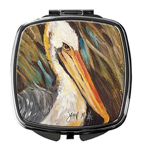 Caroline's Treasures JMK1216SCM Pelican lookin West Compact Mirror Decorative Travel Makeup Mirror for Women Girls Gifts Pocket Makeup Mirror Folding Handheld - Image 5