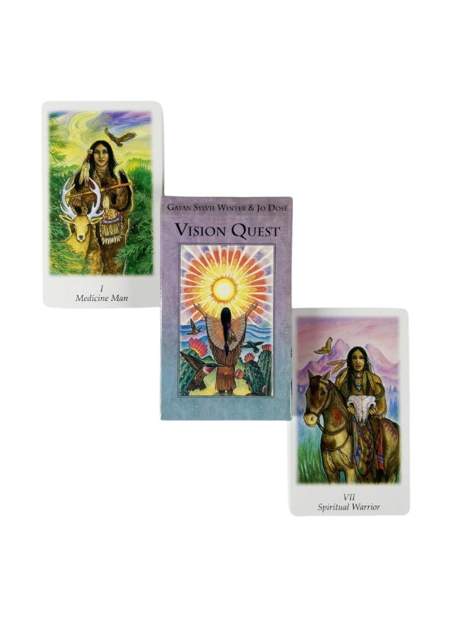 NIBEMINENT Vision Exploration Tarot Card Board Game Set - Fortune Divination Oracle Cards - Divination Edition for Family Games - Special Edition for Party Activities  - Image 5
