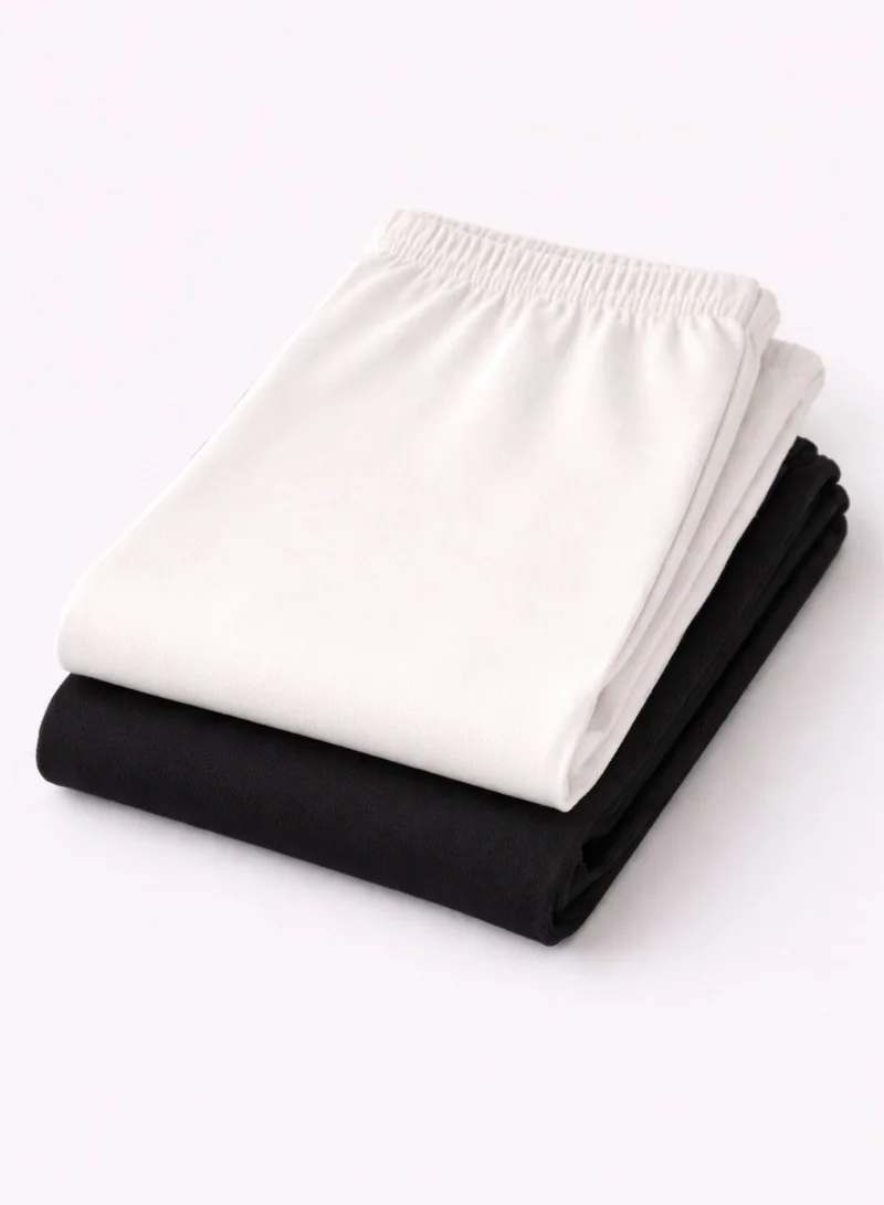 Victor And Jane  Girls’ Leggings Multipack (2 Pack) – Basic Stretch Leggings for Women | Best Price UAE