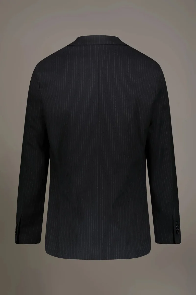 Doppelganger Blue Single-breasted jacket with flap pocket - DK Blue for Men | Best Price UAE
