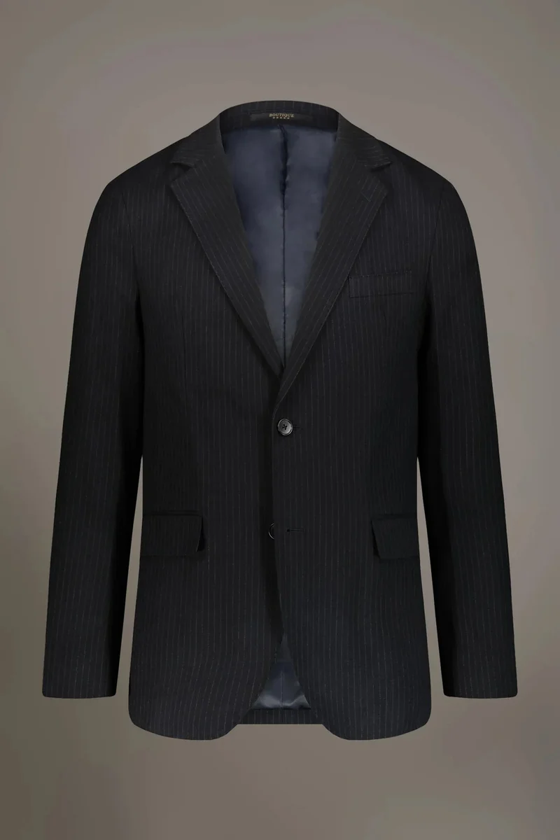 Doppelganger Blue Single-breasted jacket with flap pocket - DK Blue for Men | Best Price UAE